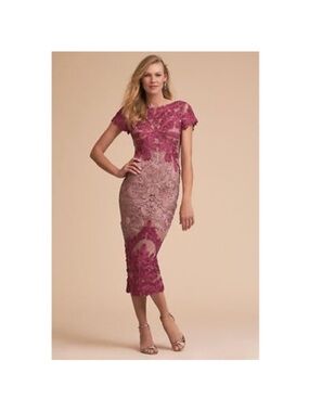 bhldn rosie high-neck pleated chiffon maxi dress Rosie Mock-Neck Pleated Chiffon Maxi Dress by BHLDN in Red, Women's Size: Large